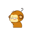 Cute Yellow Monkey（個別スタンプ：6）