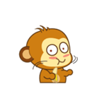 Cute Yellow Monkey（個別スタンプ：10）