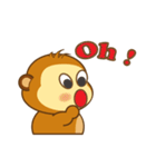 Cute Yellow Monkey（個別スタンプ：15）