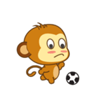 Cute Yellow Monkey（個別スタンプ：16）