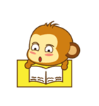 Cute Yellow Monkey（個別スタンプ：21）