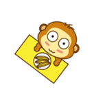 Cute Yellow Monkey（個別スタンプ：22）