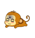 Cute Yellow Monkey（個別スタンプ：23）