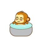 Cute Yellow Monkey（個別スタンプ：25）