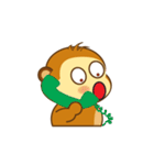 Cute Yellow Monkey（個別スタンプ：26）