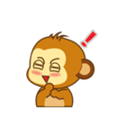 Cute Yellow Monkey（個別スタンプ：30）