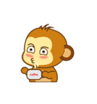 Cute Yellow Monkey（個別スタンプ：31）