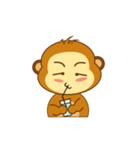 Cute Yellow Monkey（個別スタンプ：32）