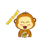 Cute Yellow Monkey（個別スタンプ：36）