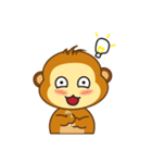 Cute Yellow Monkey（個別スタンプ：37）