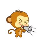 Cute Yellow Monkey（個別スタンプ：38）