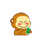 Cute Yellow Monkey（個別スタンプ：39）