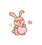 Rabbit with white cheek（個別スタンプ：1）