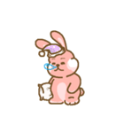Rabbit with white cheek（個別スタンプ：4）