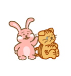 Rabbit with white cheek（個別スタンプ：5）