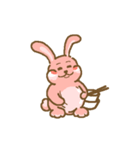 Rabbit with white cheek（個別スタンプ：6）
