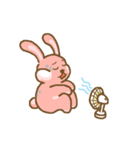 Rabbit with white cheek（個別スタンプ：8）