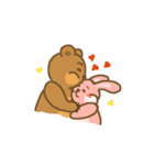 Rabbit with white cheek（個別スタンプ：9）