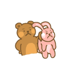 Rabbit with white cheek（個別スタンプ：10）