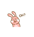 Rabbit with white cheek（個別スタンプ：14）