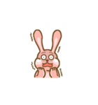Rabbit with white cheek（個別スタンプ：16）