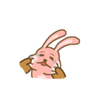 Rabbit with white cheek（個別スタンプ：24）