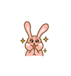 Rabbit with white cheek（個別スタンプ：25）