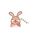 Rabbit with white cheek（個別スタンプ：27）