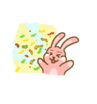Rabbit with white cheek（個別スタンプ：28）