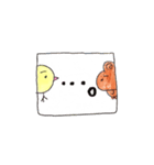 くまとひよこの日常（個別スタンプ：18）