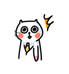 White Cat' Every Day（個別スタンプ：7）
