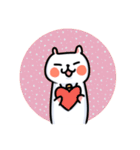 White Cat' Every Day（個別スタンプ：18）