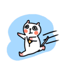 White Cat' Every Day（個別スタンプ：23）