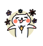 White Cat' Every Day（個別スタンプ：26）