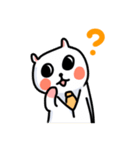 White Cat' Every Day（個別スタンプ：27）