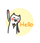 White Cat' Every Day（個別スタンプ：31）