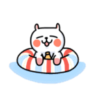 White Cat' Every Day（個別スタンプ：36）