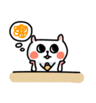White Cat' Every Day（個別スタンプ：37）