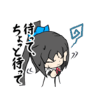 ツッコミ少女（個別スタンプ：4）