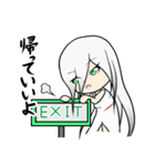 ツッコミ少女（個別スタンプ：33）