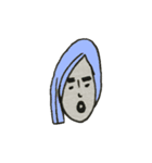 前と横の顔（個別スタンプ：29）
