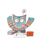 Owl with Family（個別スタンプ：6）