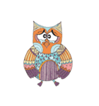 Owl with Family（個別スタンプ：8）