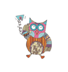 Owl with Family（個別スタンプ：22）