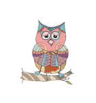 Owl with Family（個別スタンプ：23）