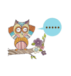 Owl with Family（個別スタンプ：26）