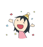 こびとのここちゃんスタンプ（個別スタンプ：17）