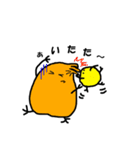 オレンジと黄色の2匹（個別スタンプ：39）