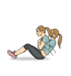 let`s Fitness together（個別スタンプ：8）