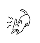 絶妙な白い犬（個別スタンプ：5）